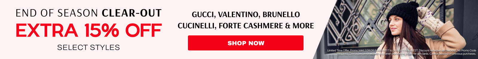 clear out sale 15 off