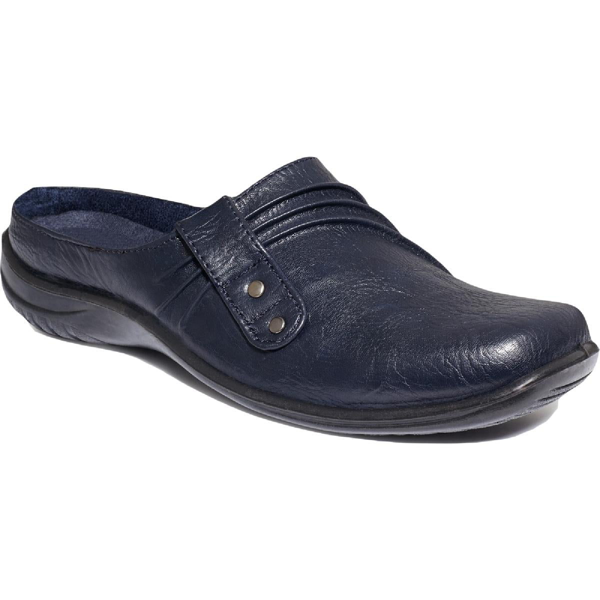Holly Womens Mules Navy Matte