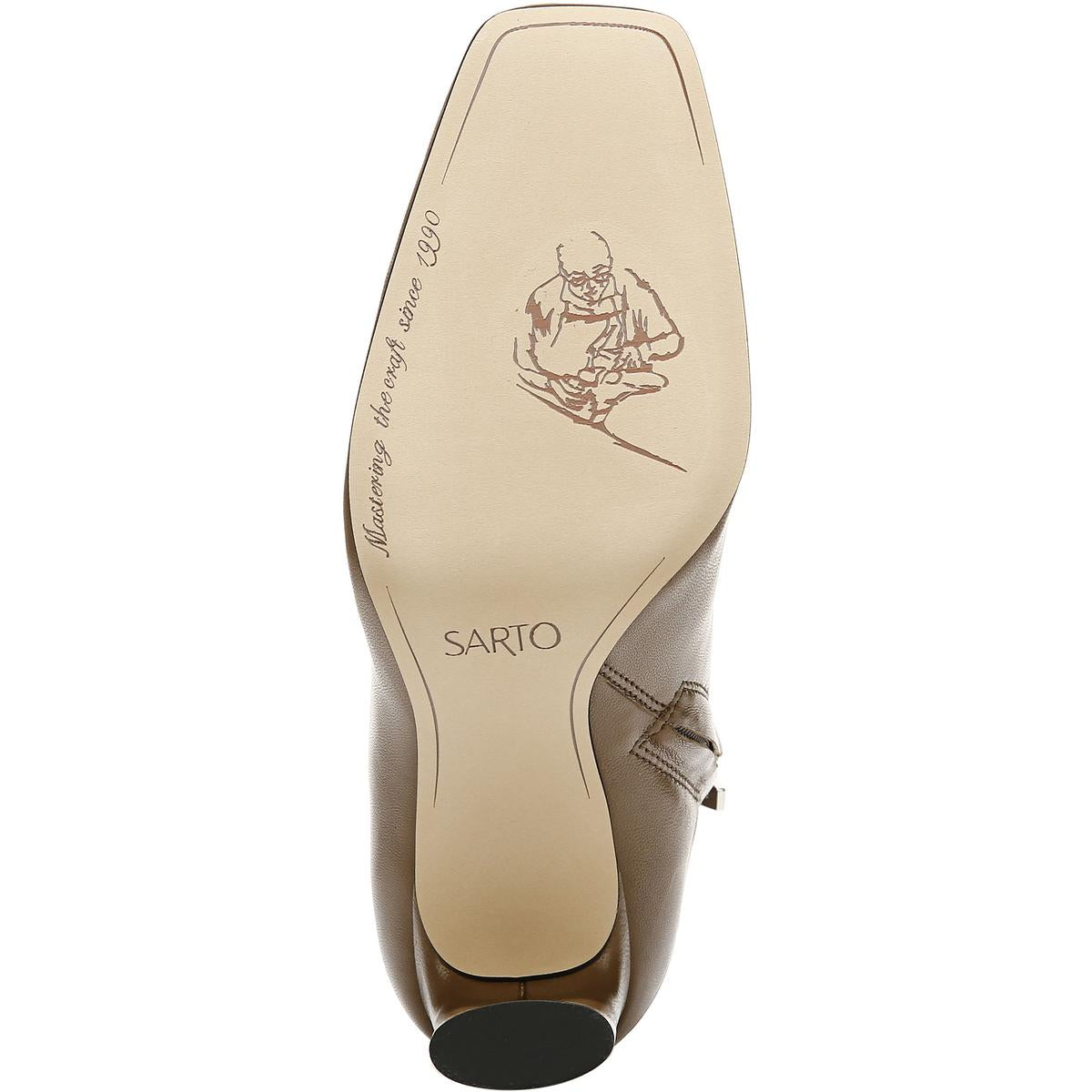 Flexa Womens Leather Square Toe Booties
