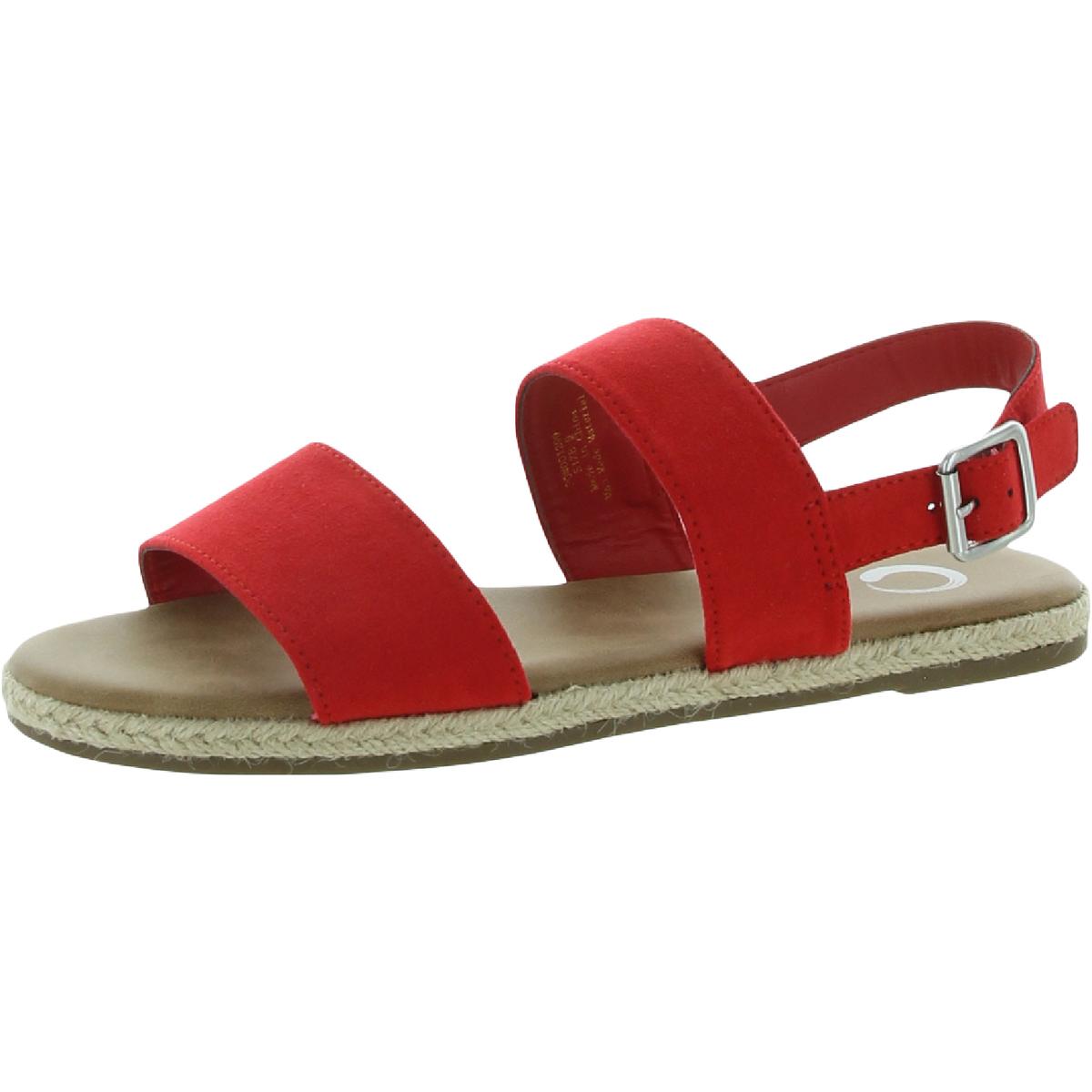 Georgia Womens Buckle Ankle Strap Footbed Sandals