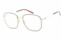 Gucci Gucci Eyeglasses Geometric Full Rim, Gold Frame and Clear Demo Lenses Lens GG0396O001