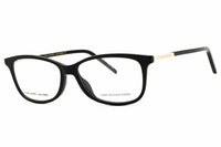 Marc Jacobs Marc Jacobs Eyeglasses Rectangle Full Rim, Black Frame and Clear Demo Lenses Lens MARC513080700