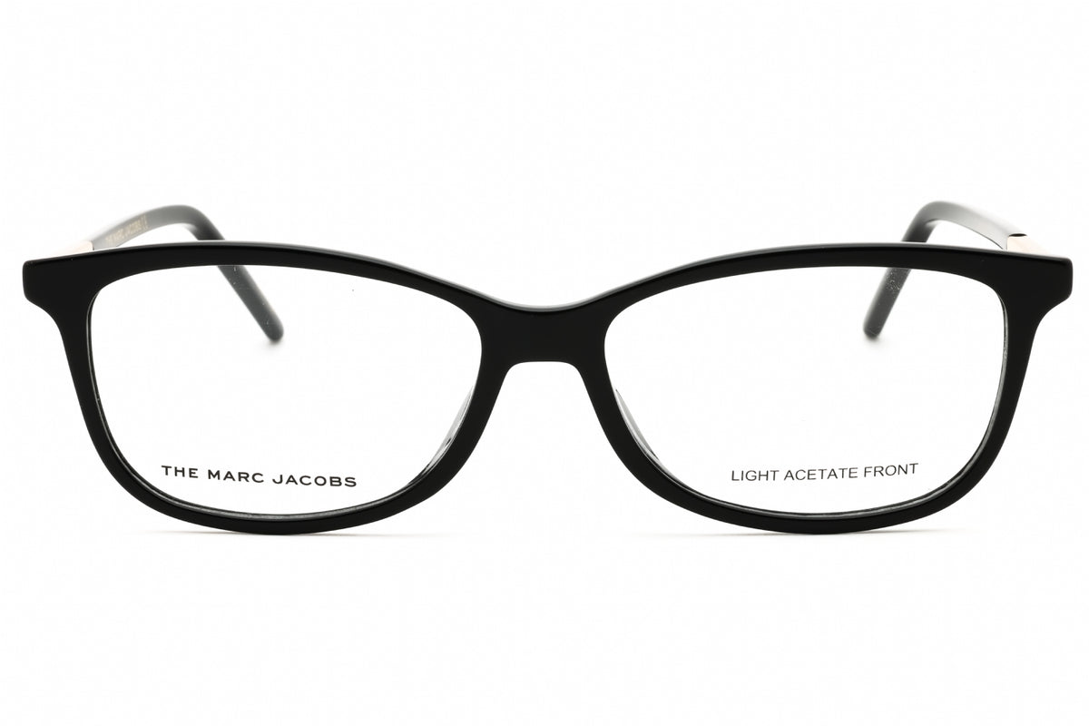 Marc Jacobs Marc Jacobs Eyeglasses Rectangle Full Rim, Black Frame and Clear Demo Lenses Lens MARC513080700