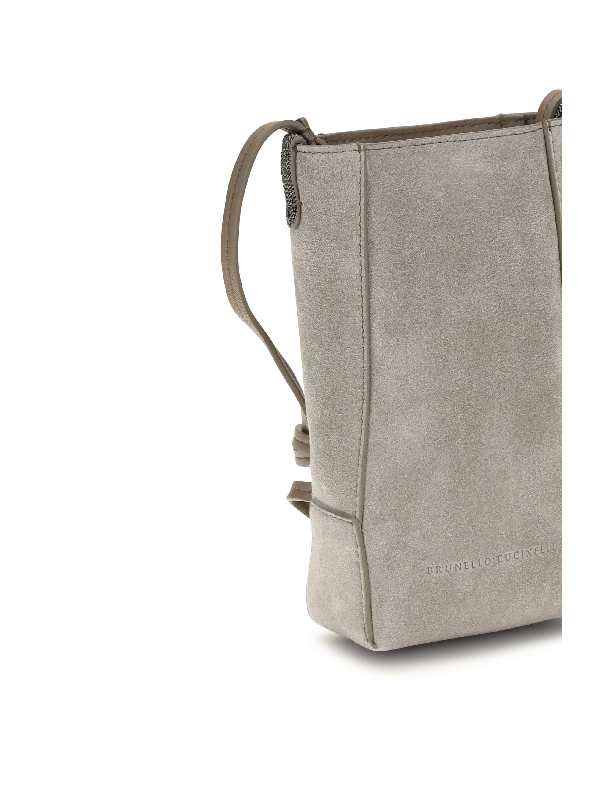 BRUNELLO CUCINELLI Brunello Cucinelli Women Bc Duo Suede Cell Phone Case