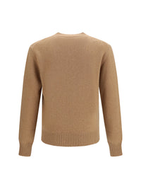 Ami Paris Men Cashmere And Wool Blend Sweater
