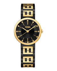 Fendi Fendi Womens  Two Tone 29mm Bracelet Fashion Watch