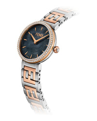 Fendi Fendi Womens  Two Tone 19mm Bracelet Fashion Watch