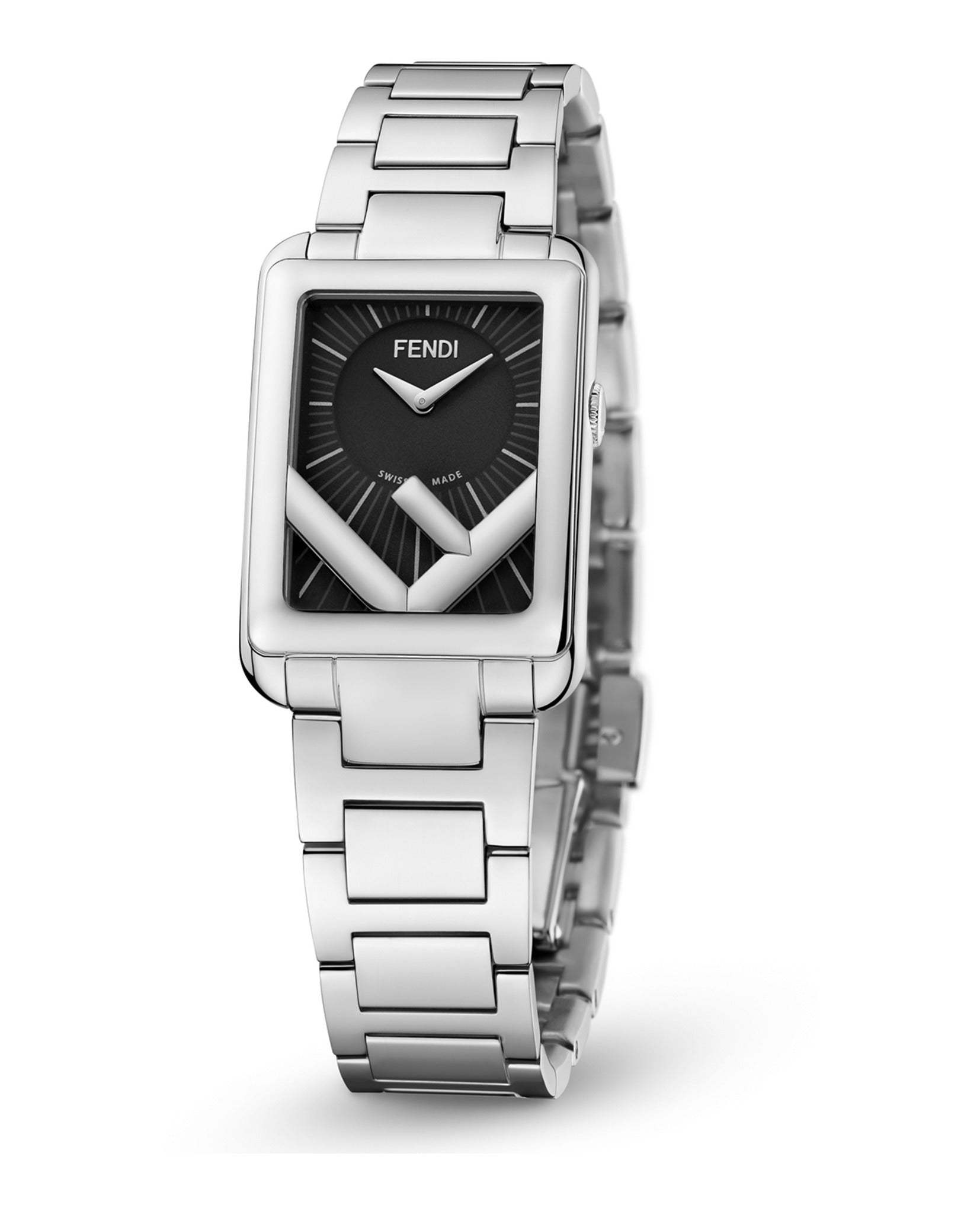Fendi Fendi Womens  Stainless Steel 22.5mm Bracelet Fashion Watch