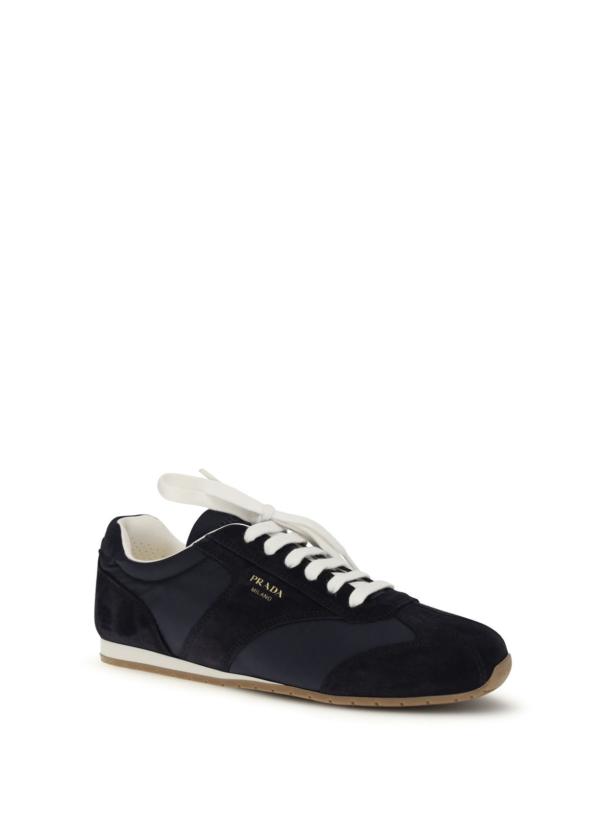 PRADA Prada Men Suede And Fabric Sneakers