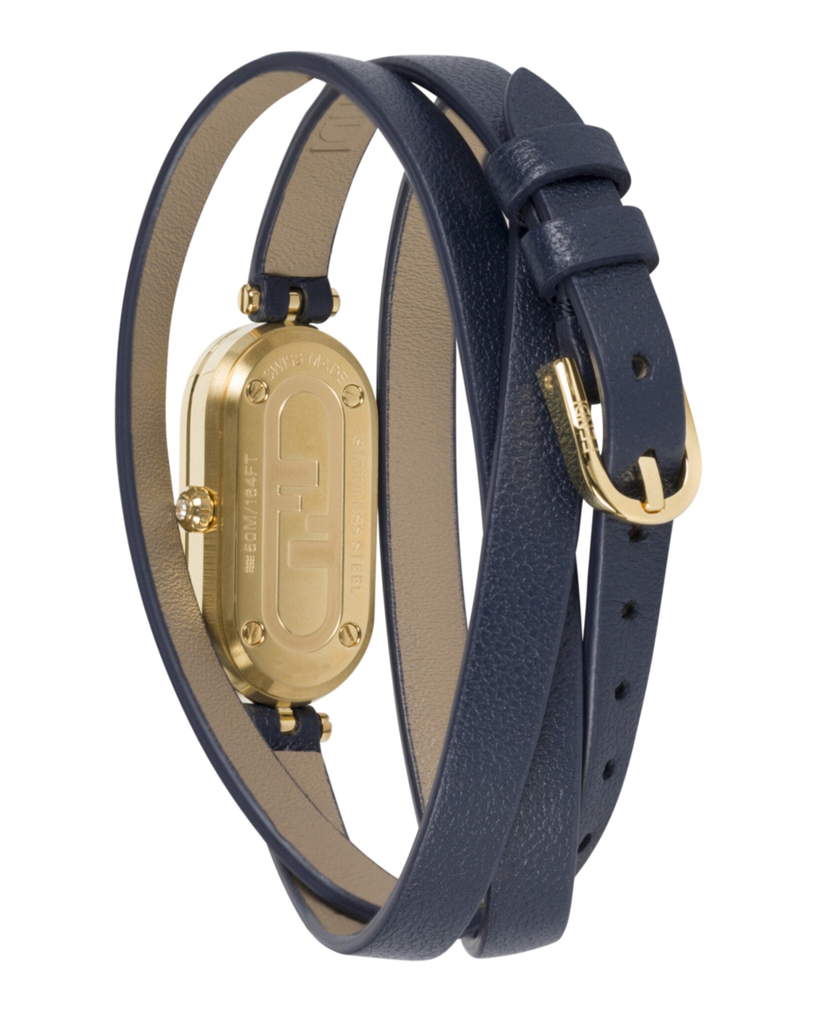 Fendi Womens Gold 15mm Strap Fashion Watch