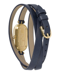Fendi Womens Gold 15mm Strap Fashion Watch