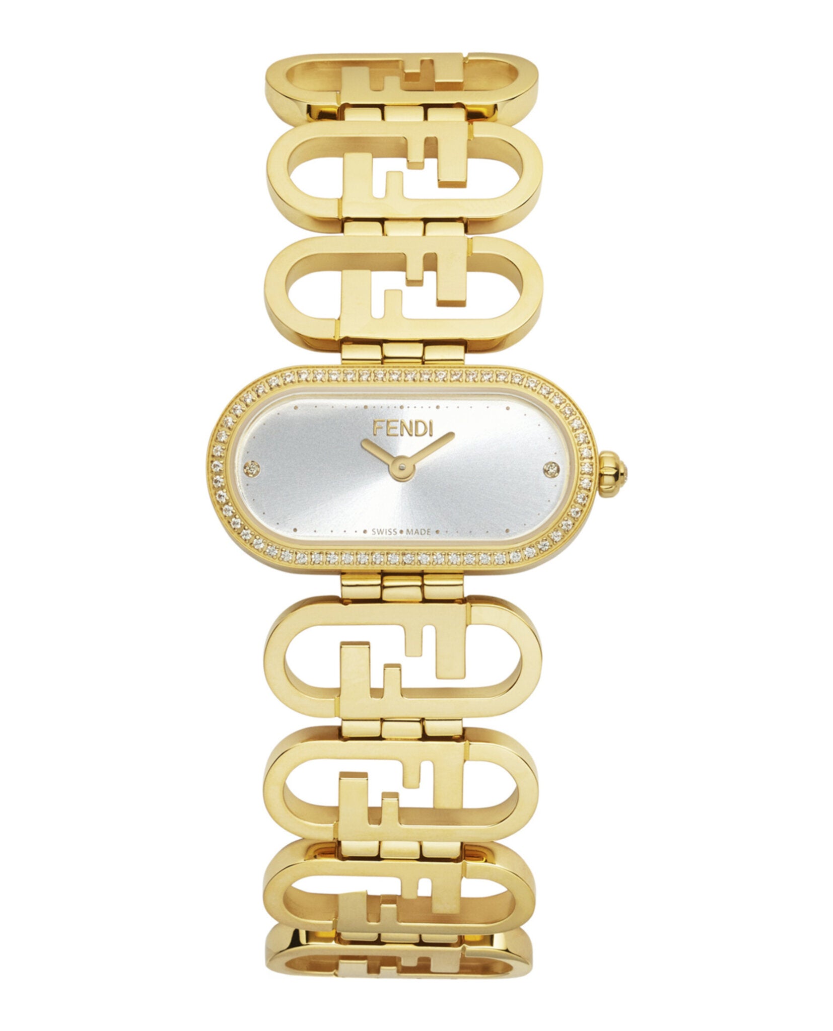 Fendi Fendi Womens  Gold 14.8mm Bracelet Fashion Watch