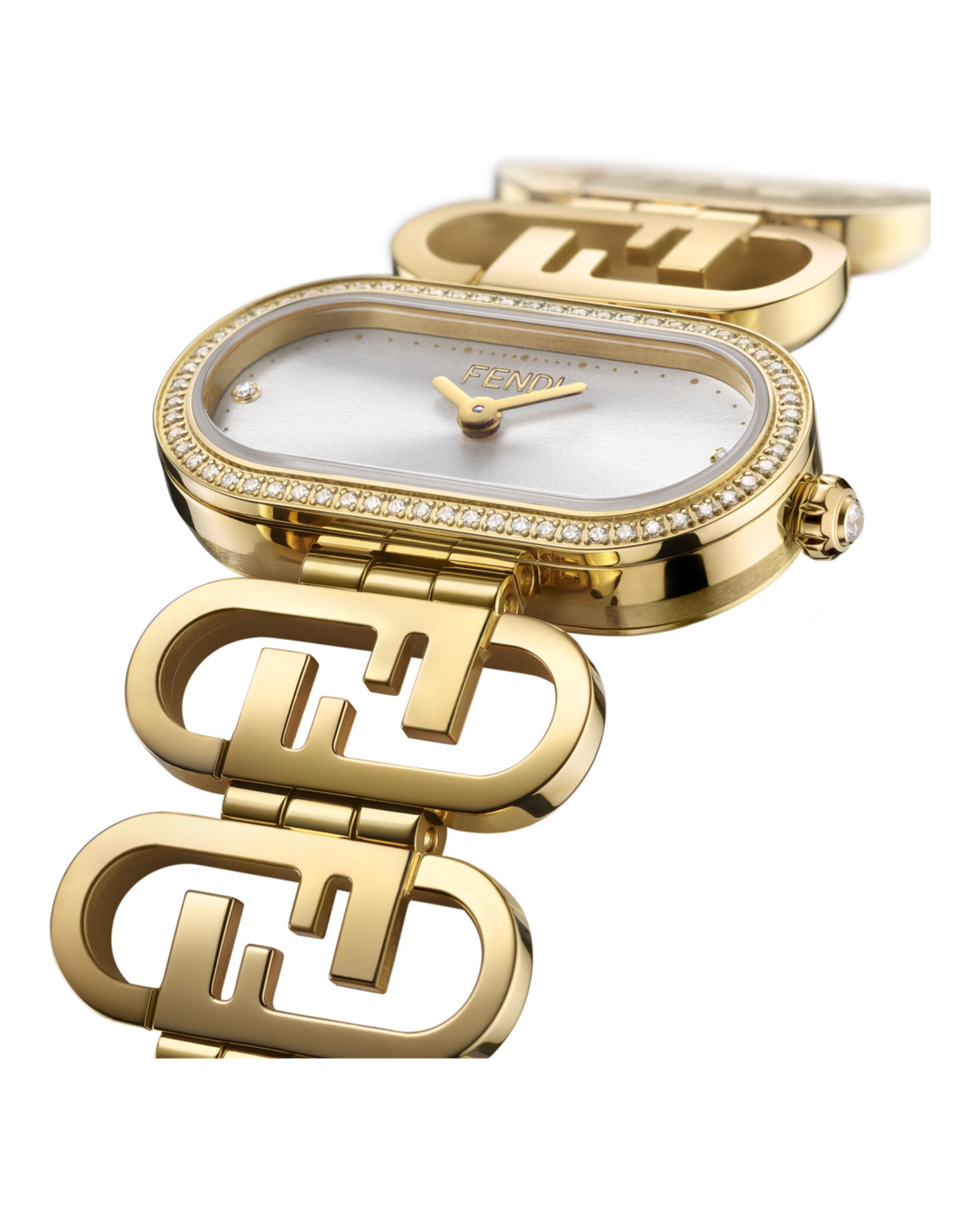 Fendi Fendi Womens  Gold 14.8mm Bracelet Fashion Watch