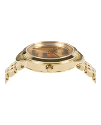 Fendi Fendi Womens  Gold 30mm Bracelet Fashion Watch