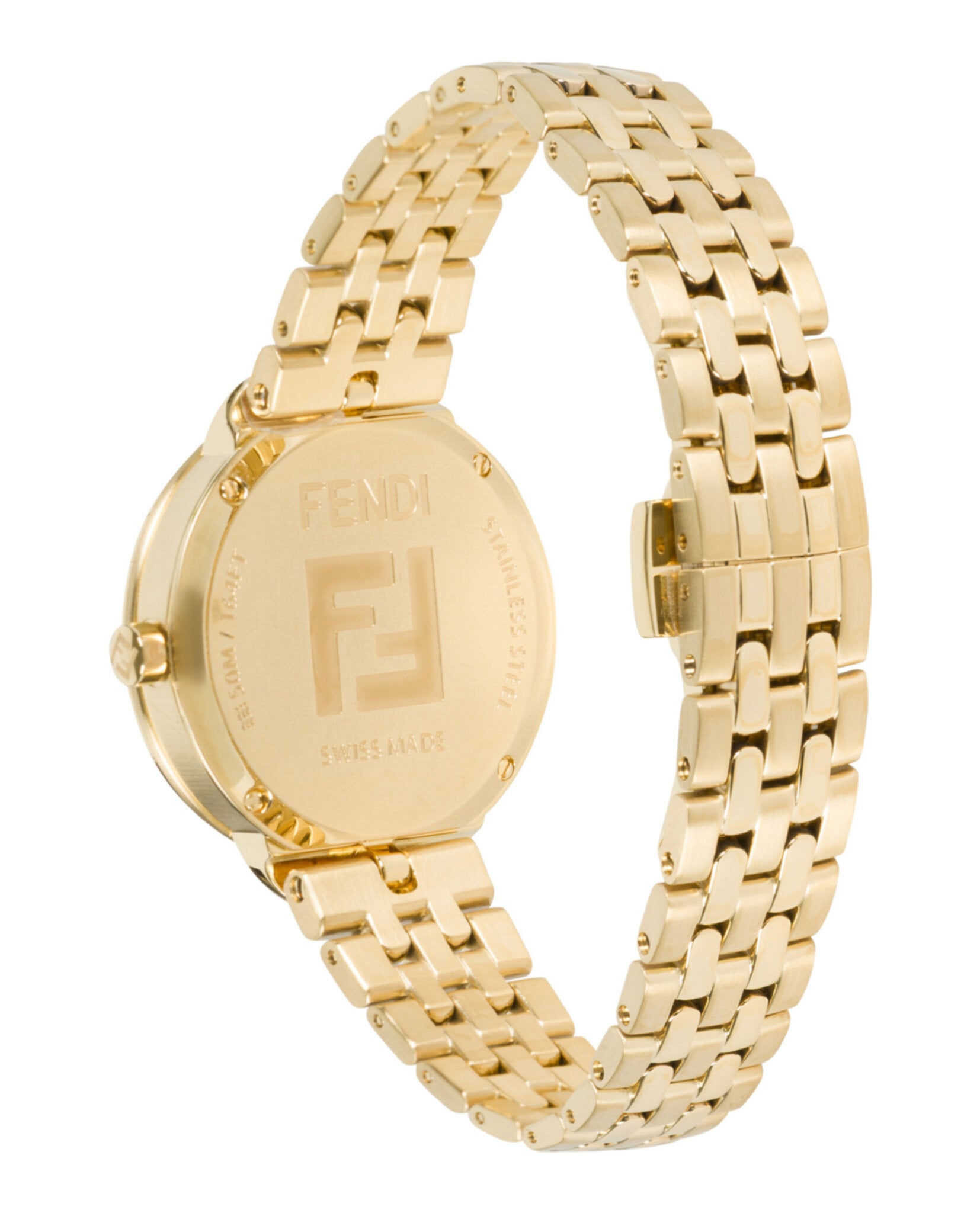 Fendi Fendi Womens  Gold 30mm Bracelet Fashion Watch