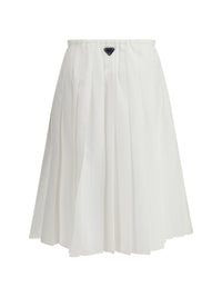 Prada Women Pleated Jersey Skirt