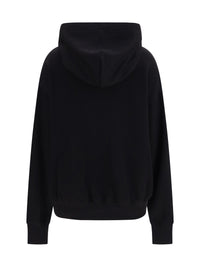 Dolce & Gabbana Women Cotton Hooded Sweatshirt With Logo Patch