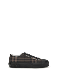 Burberry Men Jack Check Nylon-Blend Sneakers