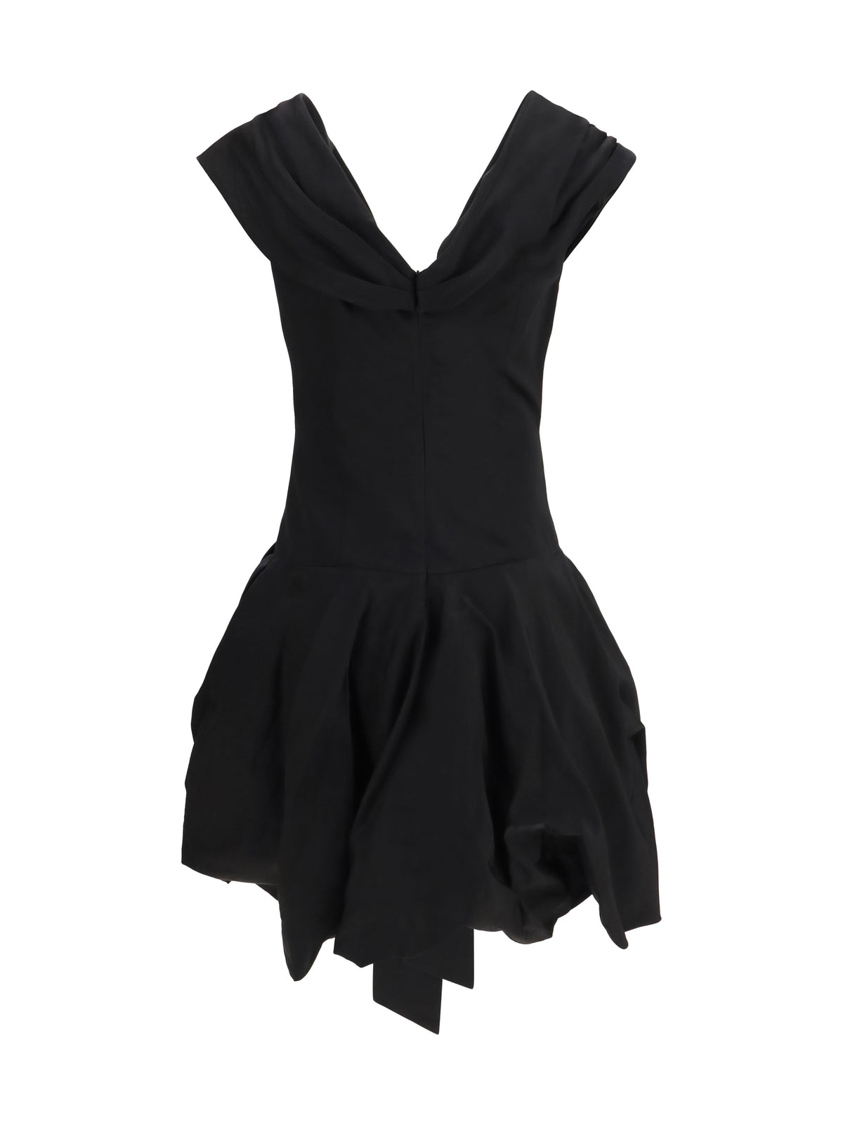 MAGDA BUTRYM Magda Butrym Women Midi Dress With Draped Shawl Collar