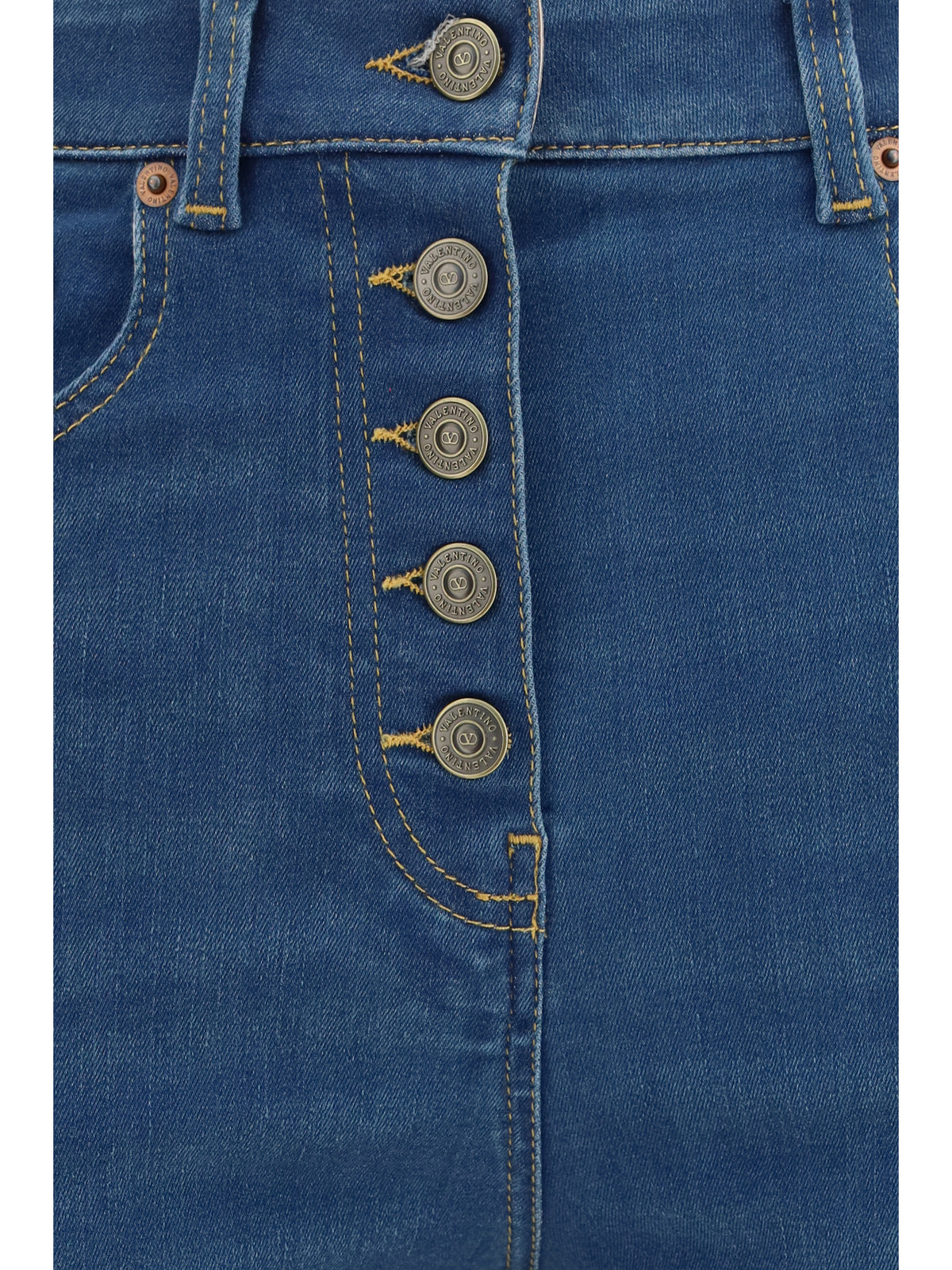 VALENTINO Valentino Women Fitted Jeans With Lace Details