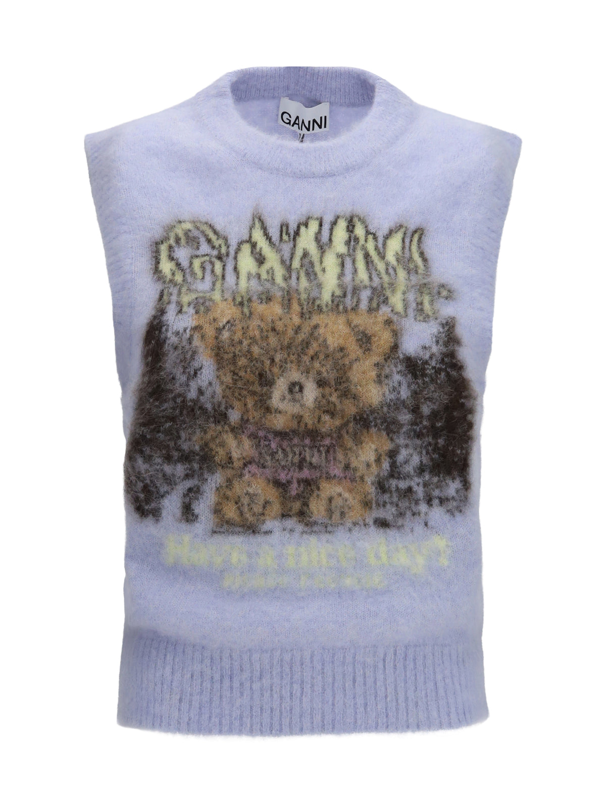 GANNI Ganni Women Teddy Brushed Alpaca Vest