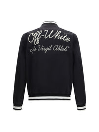 Off-White Men Script Cotgab Souvenir Varsity Jacket