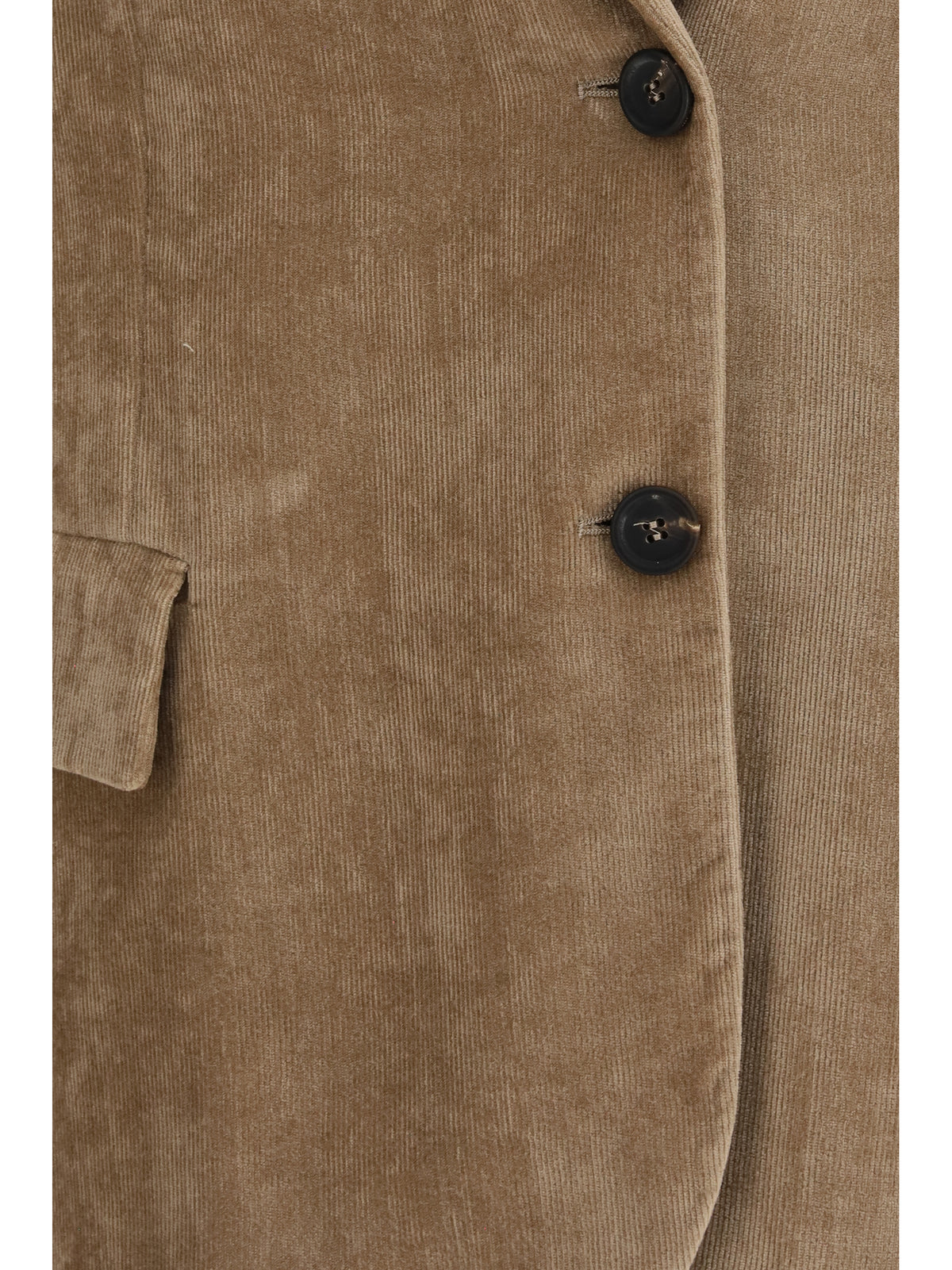 Brunello Cucinelli Women Fluid Corduroy Jacket With Monile