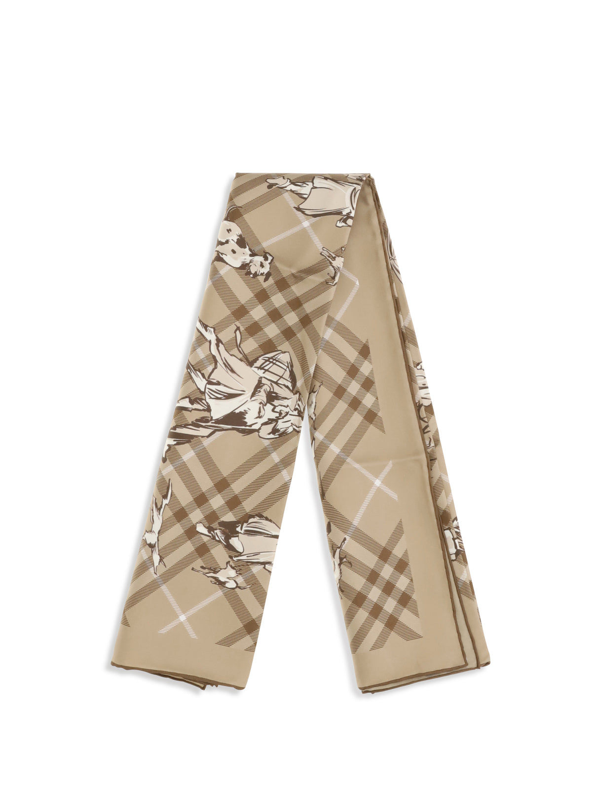 Burberry Women Check Silk Twill Scarf