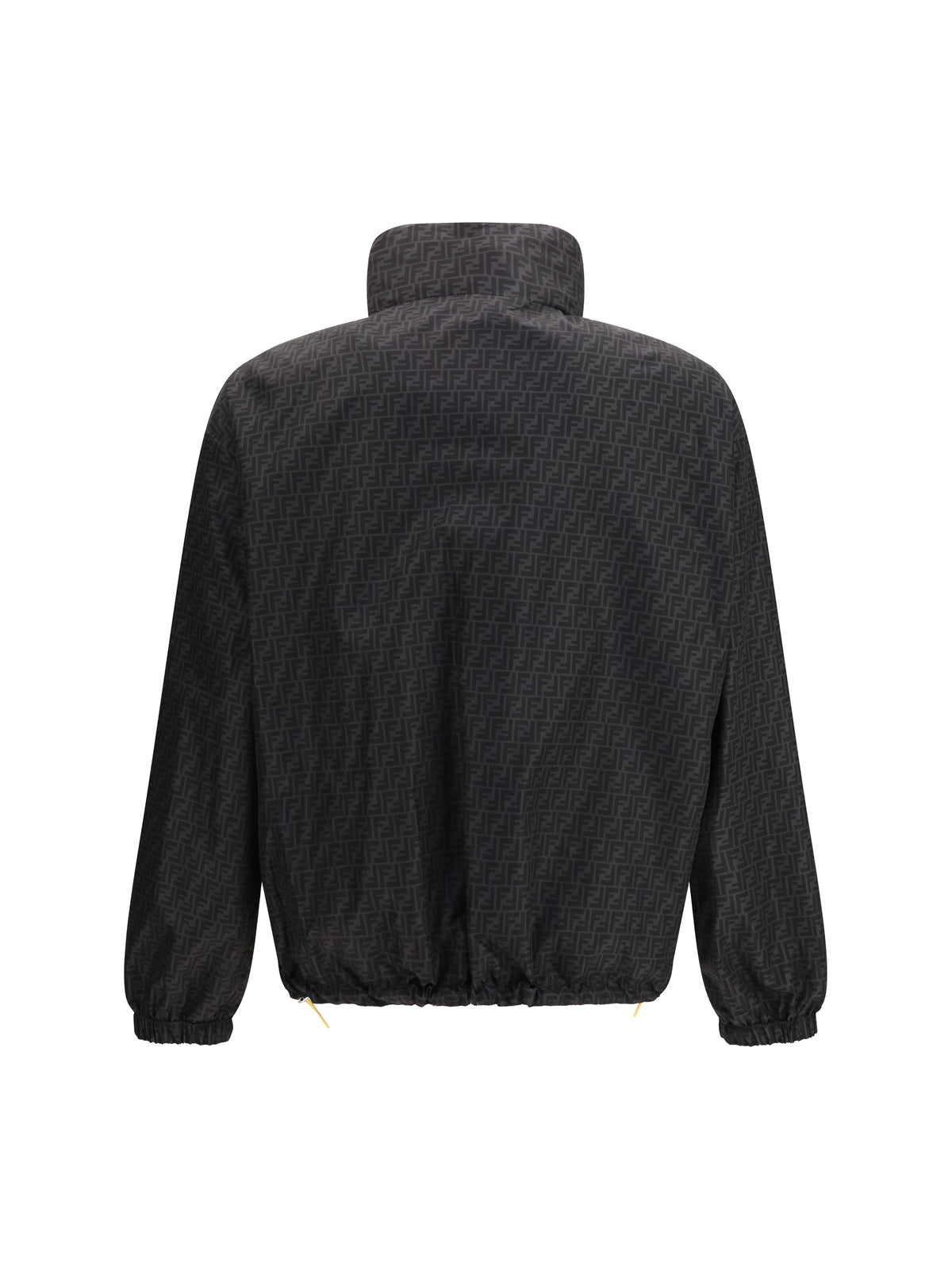 Fendi Men Ff Jacquard Zipped Reversible Windbreaker
