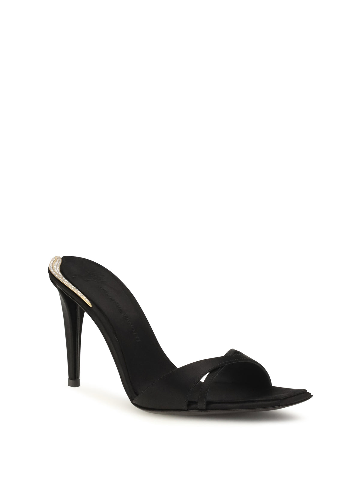 Giuseppe Zanotti Women Salamander Satin Mules Sandals