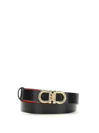 Ferragamo Women Adjustable And Reversible Gancini Belt