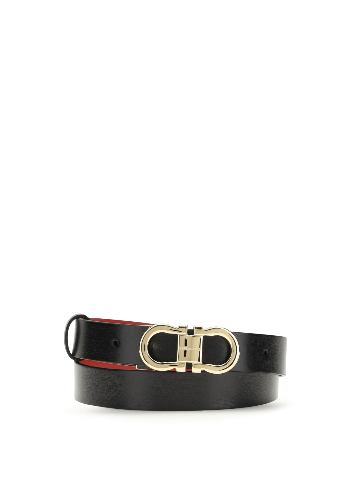 Ferragamo Women Adjustable And Reversible Gancini Belt
