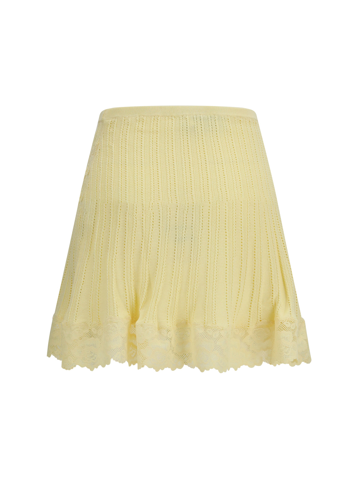 SELF-PORTRAIT Self-Portrait Women Pointelle Knit Mini Skirt