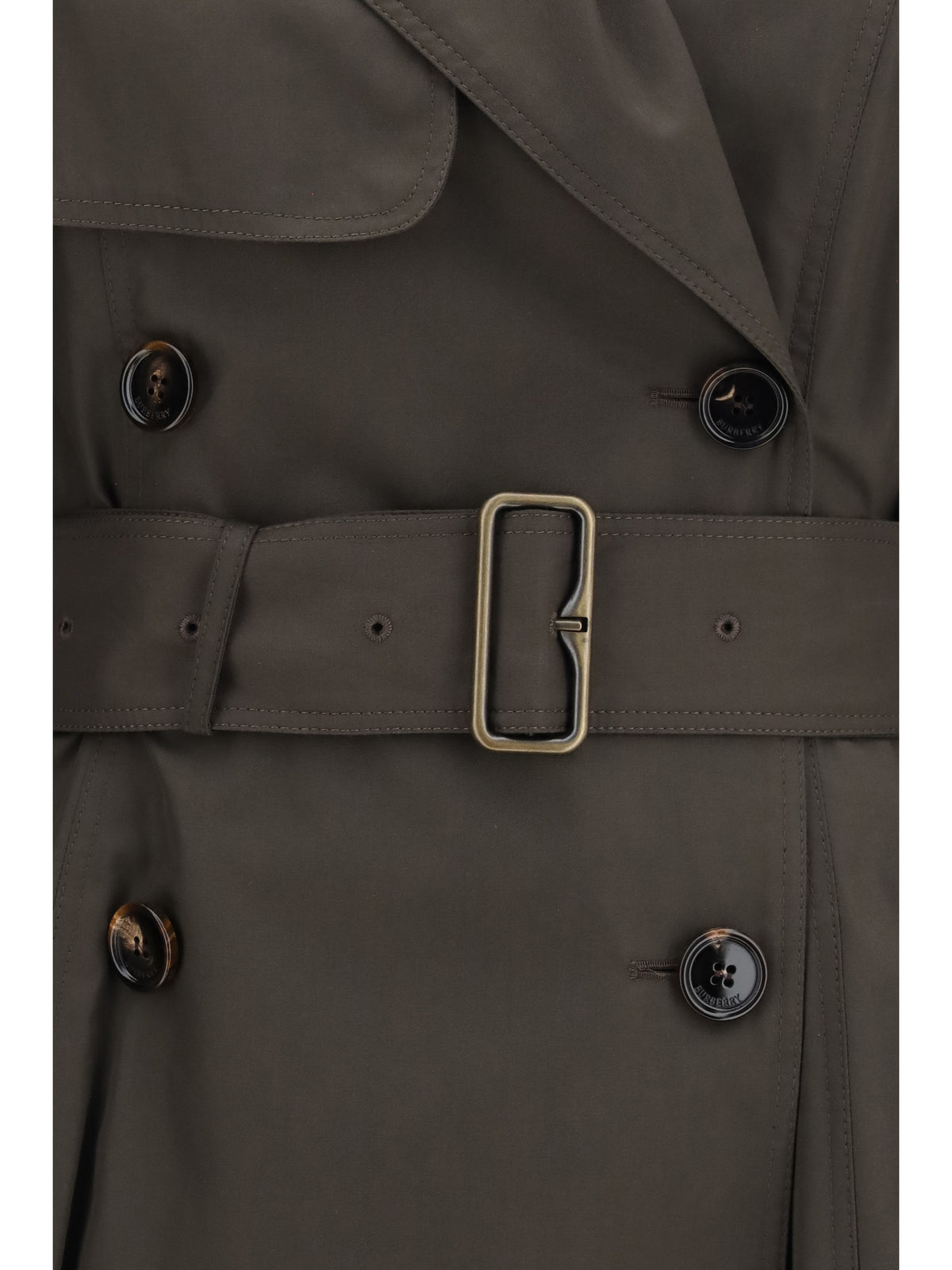 Burberry Women Pembury Cotton Gabardine Trench Coat