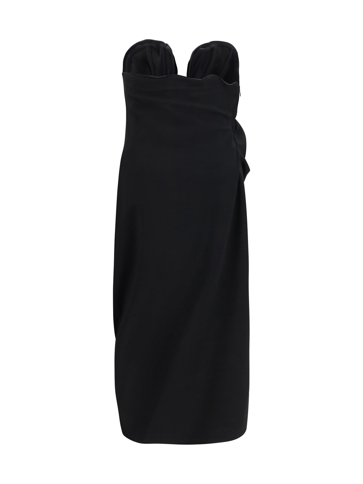 MAGDA BUTRYM Magda Butrym Women Draped Dress With Sculptural Floral Details