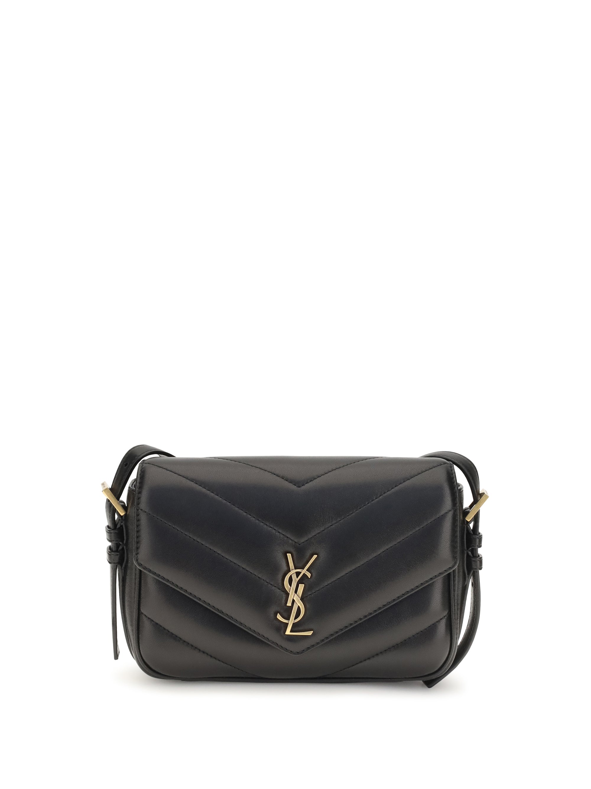 SAINT LAURENT Saint Laurent Women Loulou Cassandre Toy Lambskin Shoulder Bag