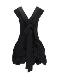 MAGDA BUTRYM Magda Butrym Women Midi Dress With Draped Shawl Collar