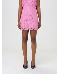 Dolce & Gabbana Lace Mini Skirt Women Pink