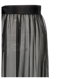 Dolce & Gabbana Women Chiffon Long Skirt