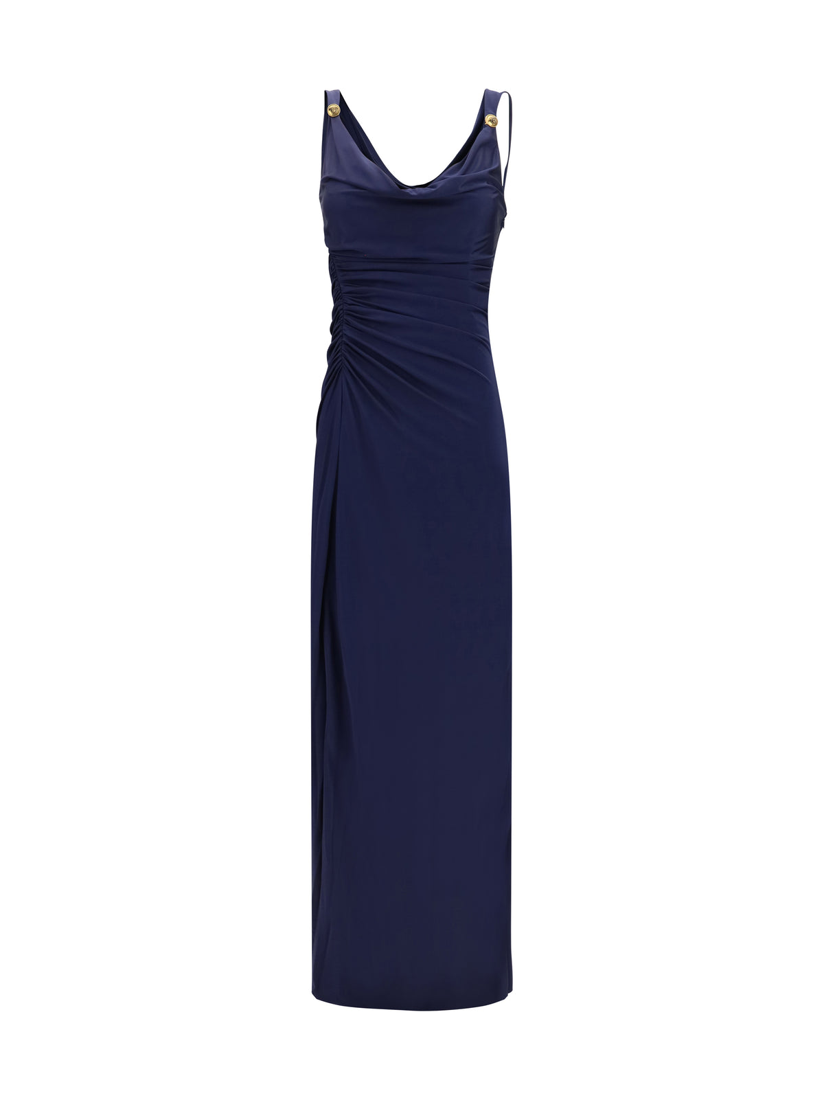 Versace Women Long Dress In Soft Viscose Jersey