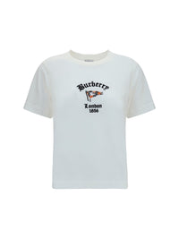 BURBERRY Burberry Women Cotton T-Shirt With Check Flag