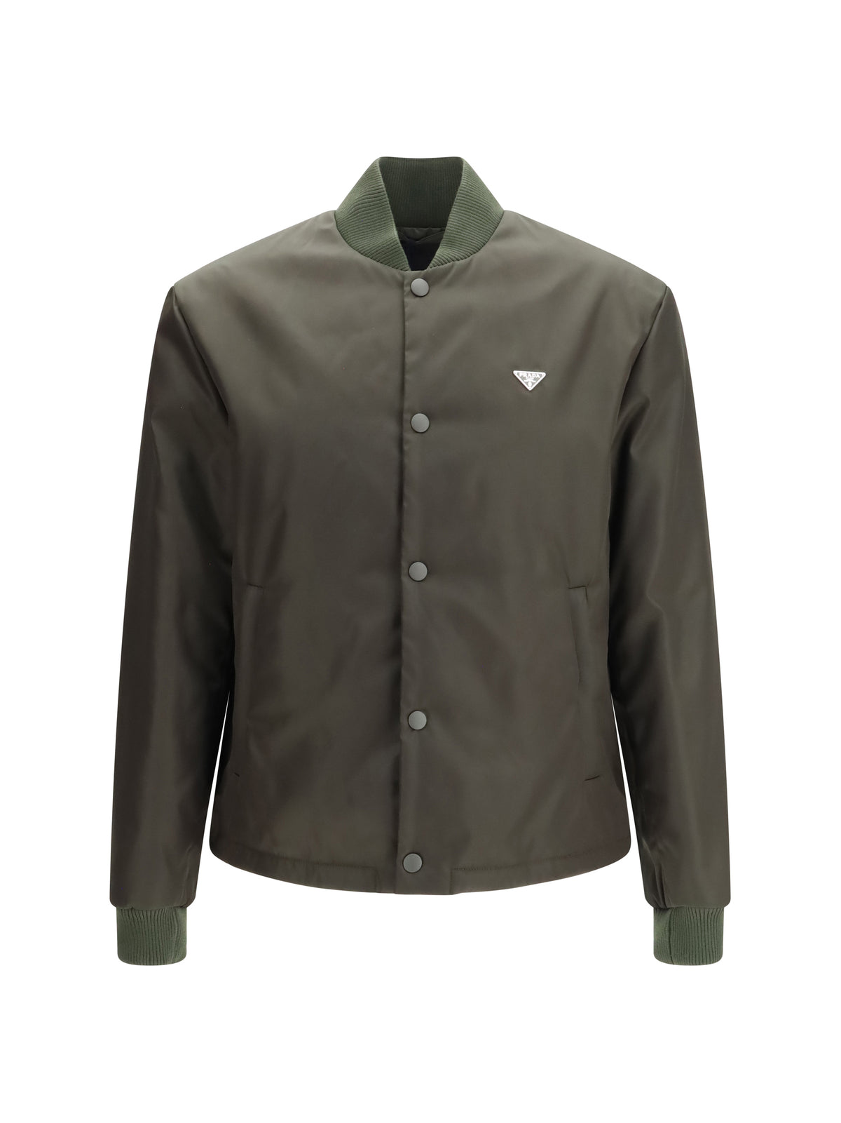 Prada Men Nylon Bomber Jacket