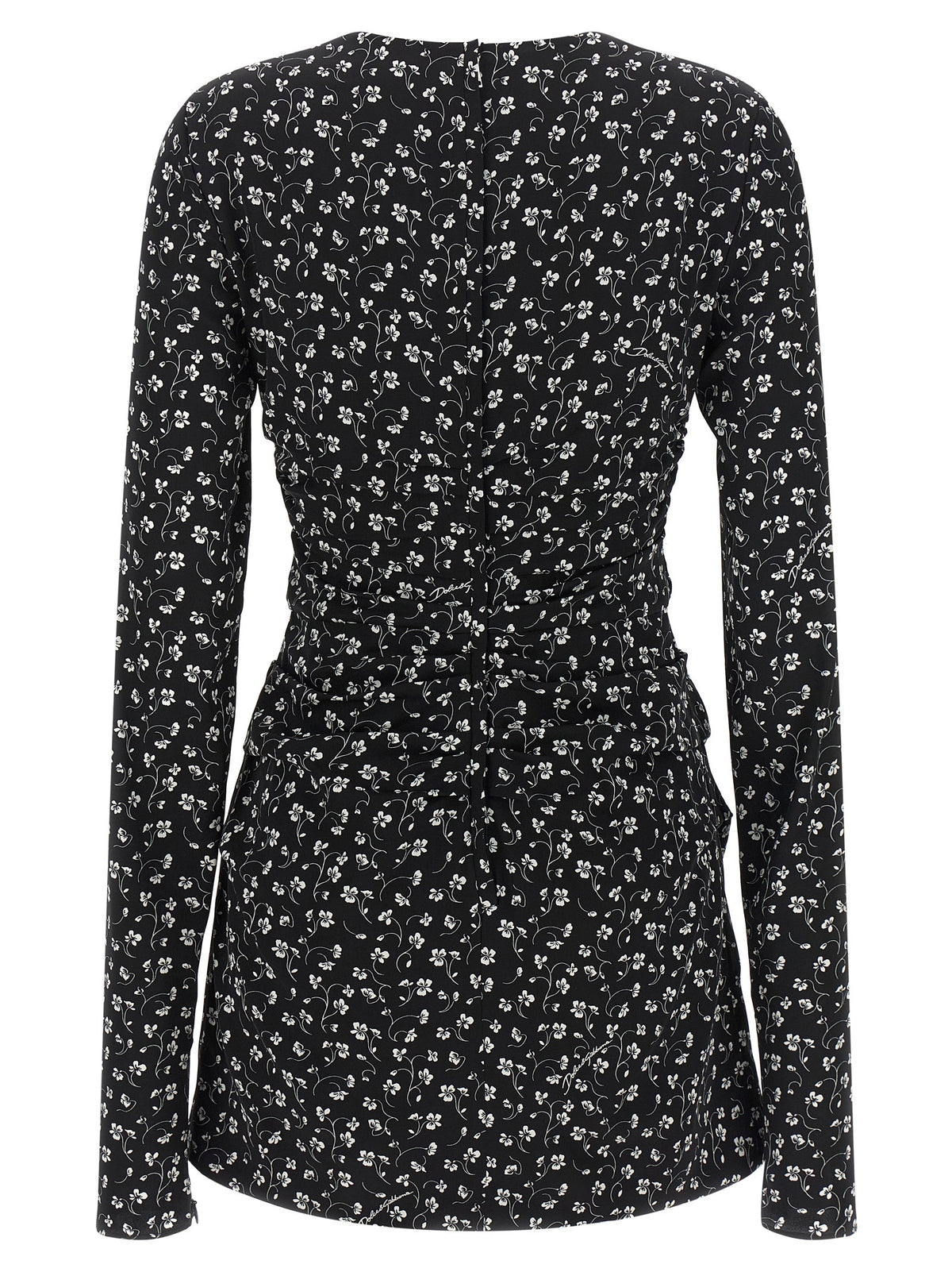 Dolce & Gabbana Women Black Flower Dress