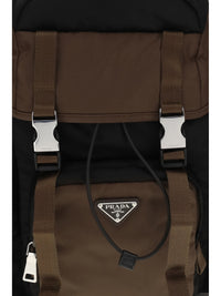 Prada Men Backpack In Re-Nylon And Leather