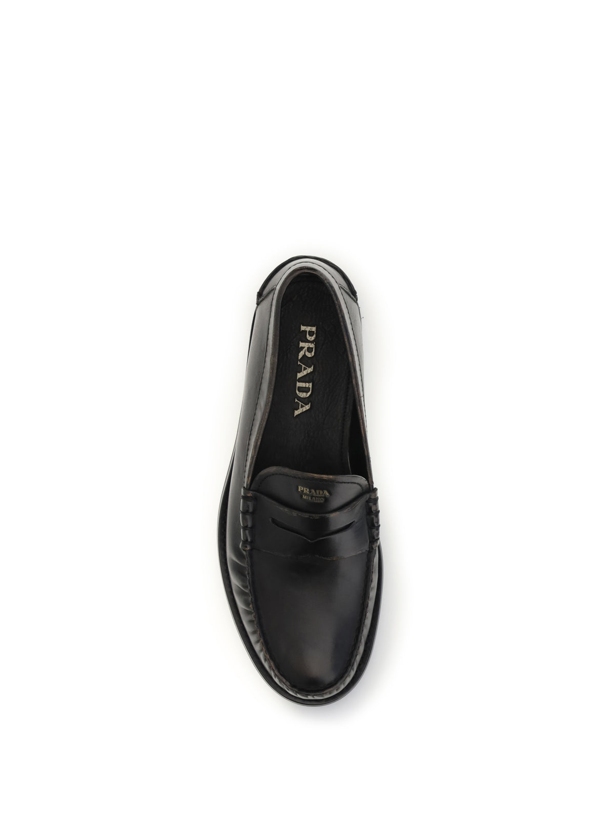 PRADA Prada Men Vintage Leather Loafers