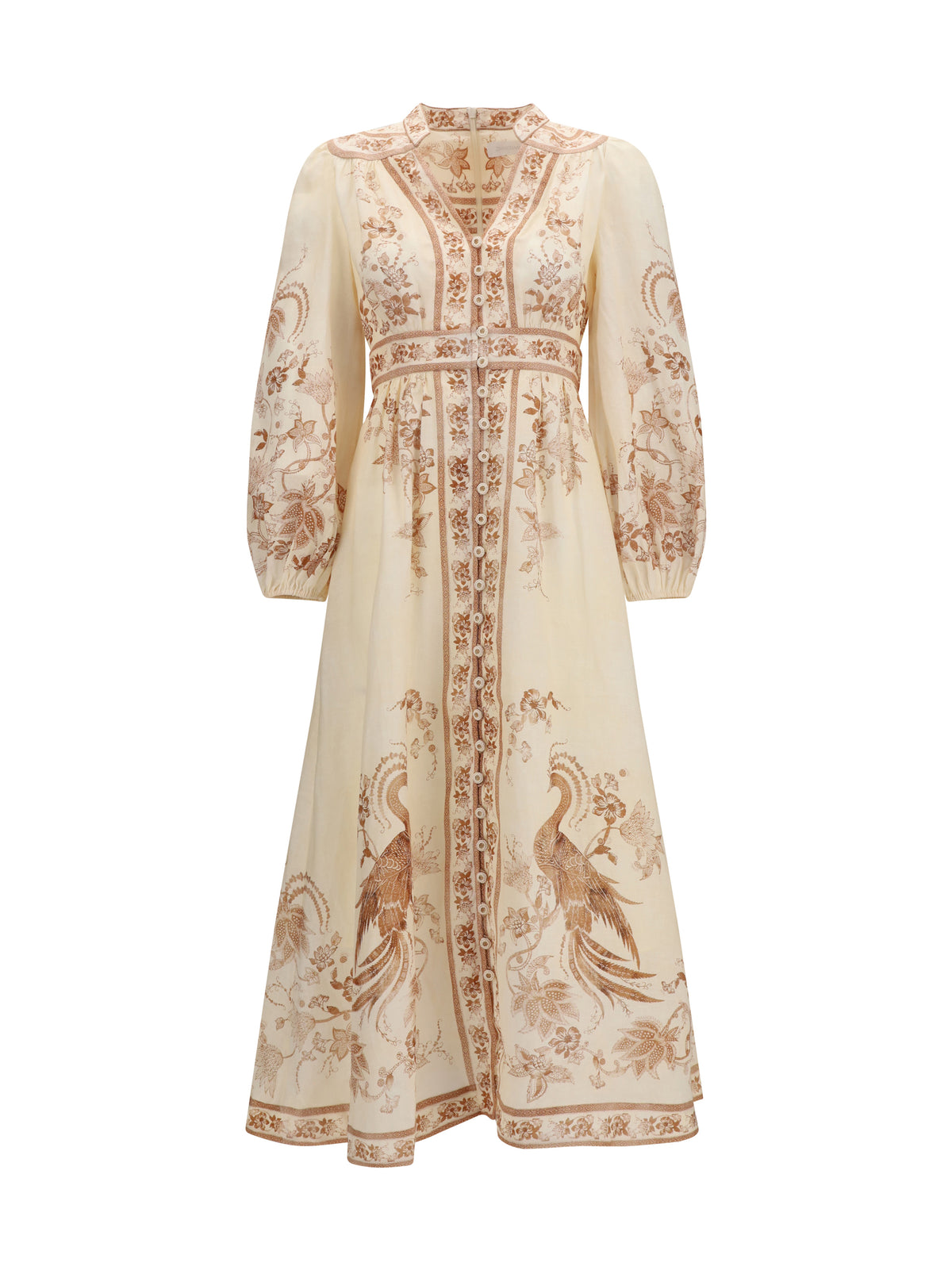 ZIMMERMANN Zimmermann Women Indra Plunge Floral Dress