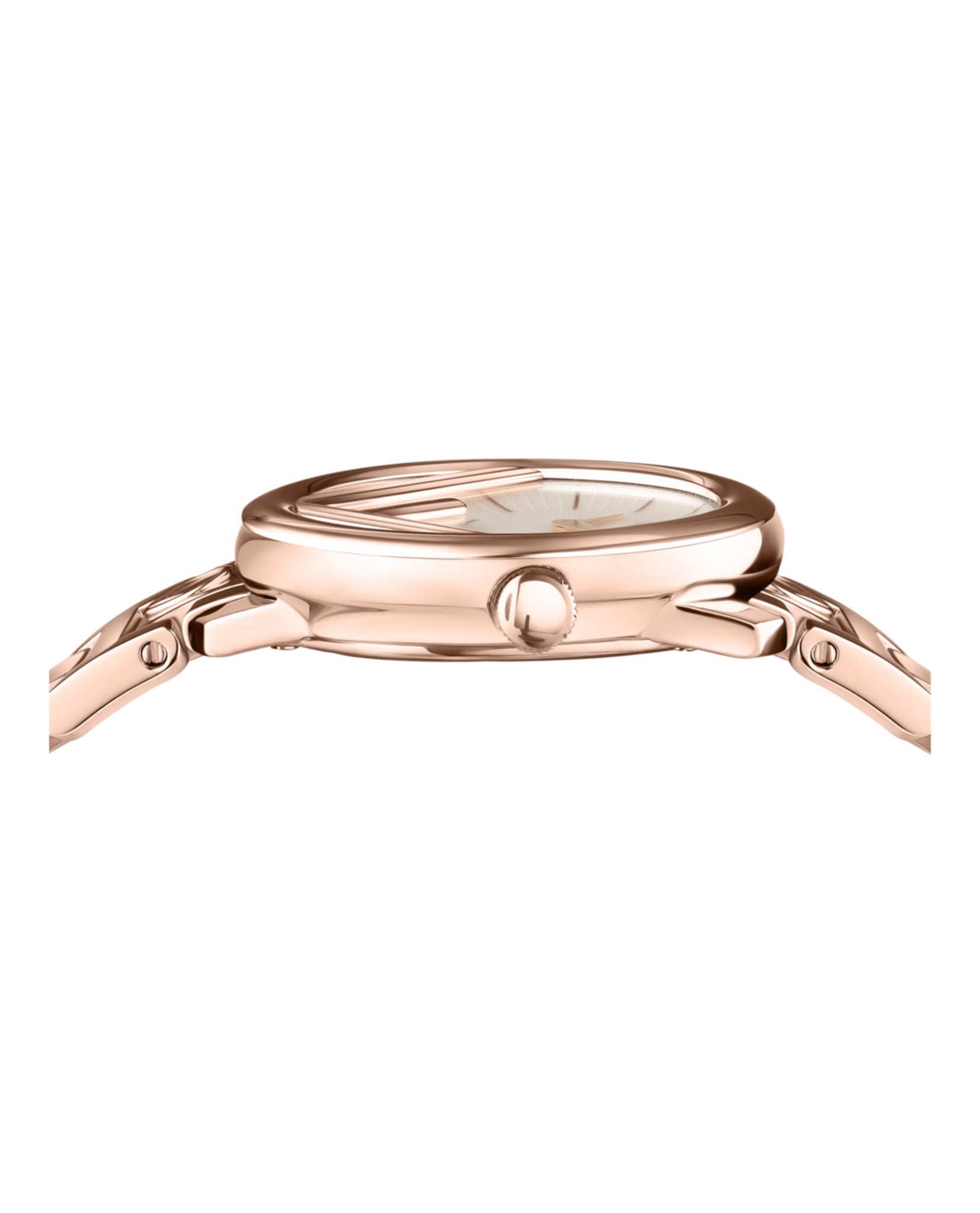 FENDI(フェンディ) Run Away Rose Gold Bracelet Ladies Watch Fendi Womens Run Away Rose Gold 36mm Bracelet Fashion Watch