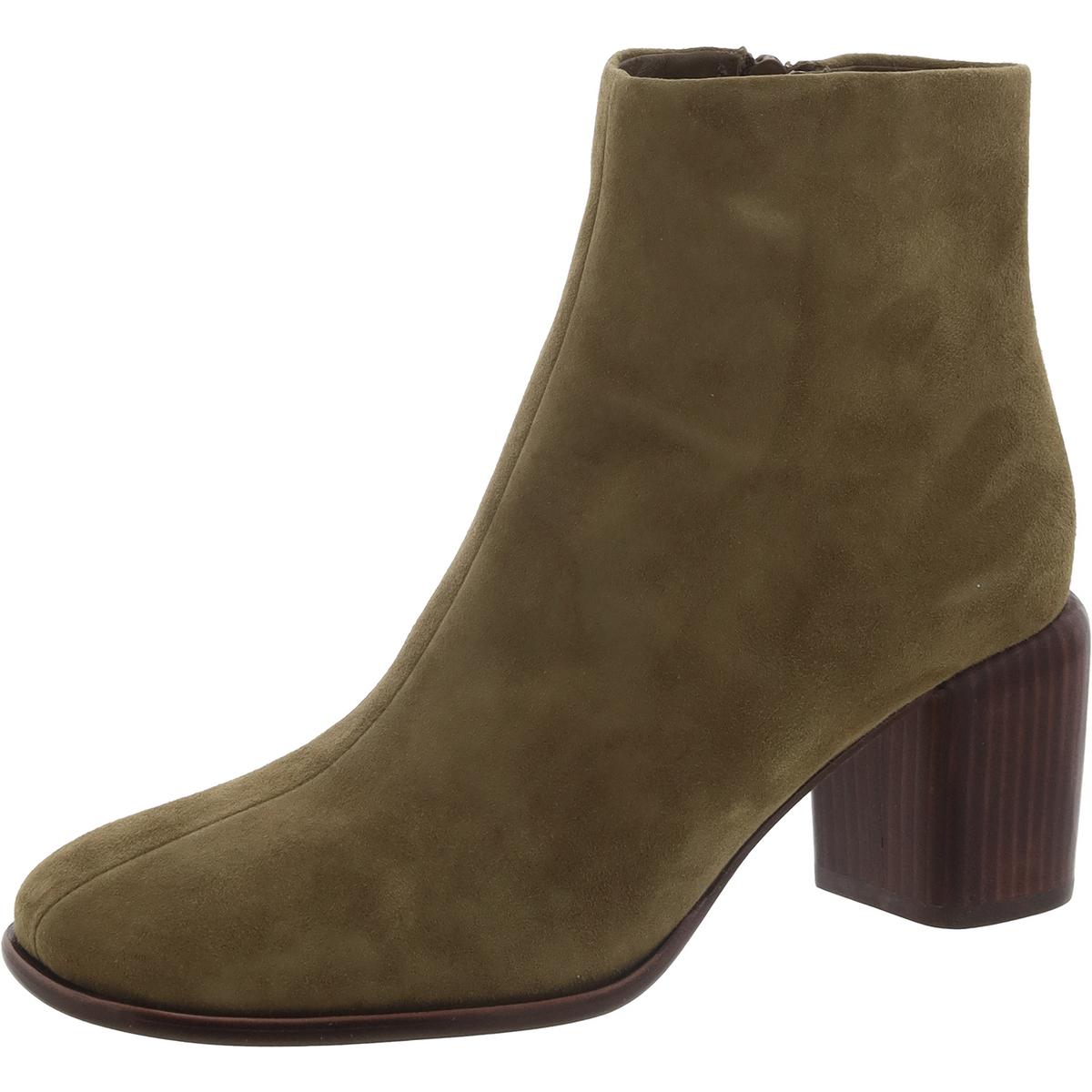 Maggie Womens Zipper Square Toe Ankle Boots