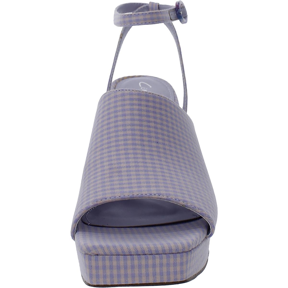 Miranda Womens Covered Platform Platform Sandals