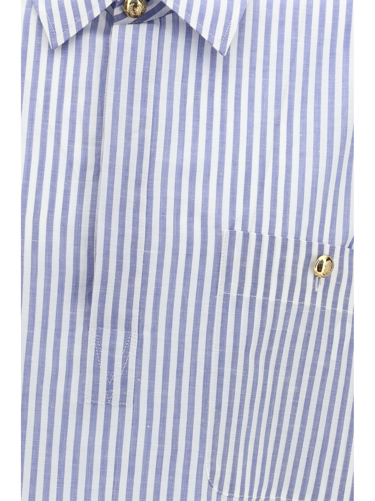 VALENTINO Valentino Men Short-Sleeve Shirt With Logo Buttons